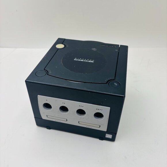 Black Nintendo GameCube DOL-001 Console Only - FOR PARTS OR REPAIR